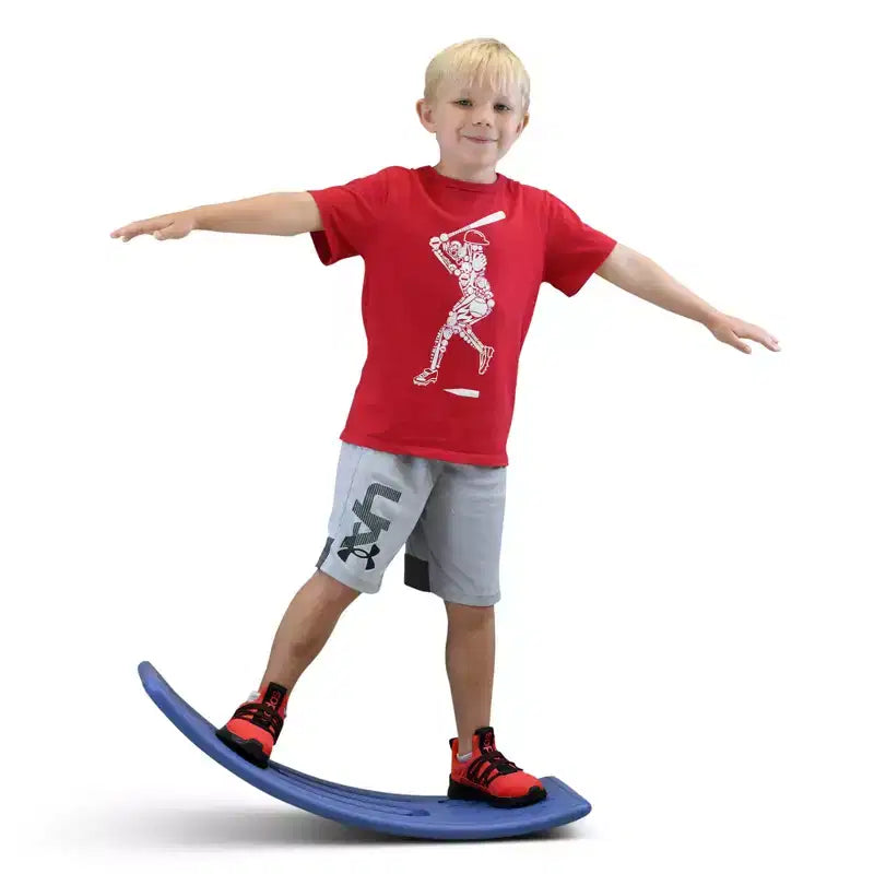 Tavola di equilibrio sensoriale a dondolo per bambini con palline – Monoutente