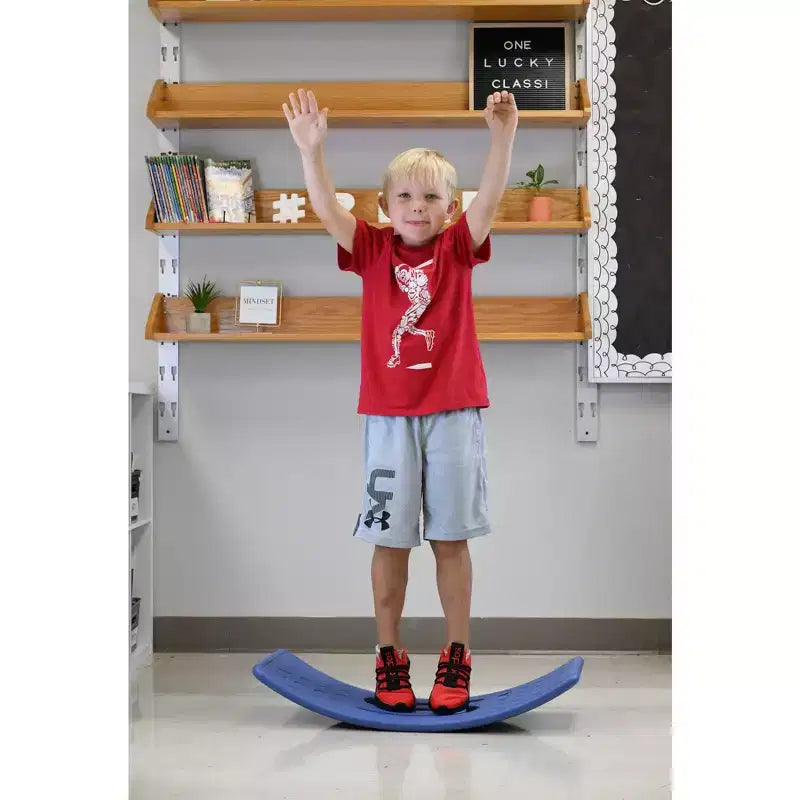 Tavola di equilibrio sensoriale a dondolo per bambini con palline – Monoutente