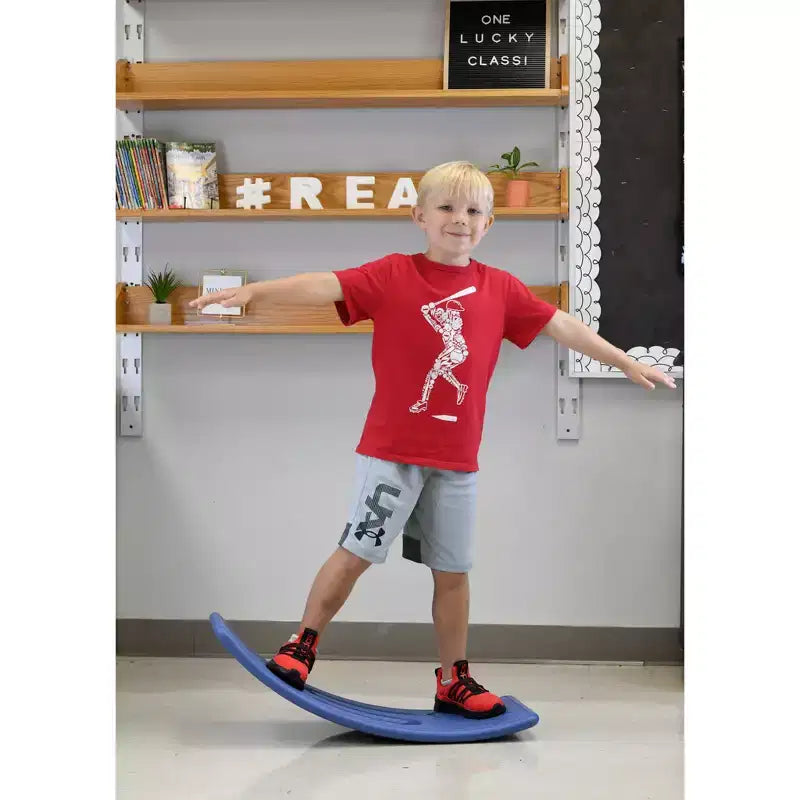 Tavola di equilibrio sensoriale a dondolo per bambini con palline – Monoutente