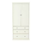 Dispensa da cucina alta 77", crema/grigio/bianco, mobile contenitore indipendente