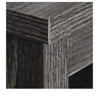 Tavolino da Caffè Quadrato in Legno con Vano Contenitore Semi-aperto, Nero/Marrone/Grigio/Bianco Sporco/Multicolore, 1 Posto