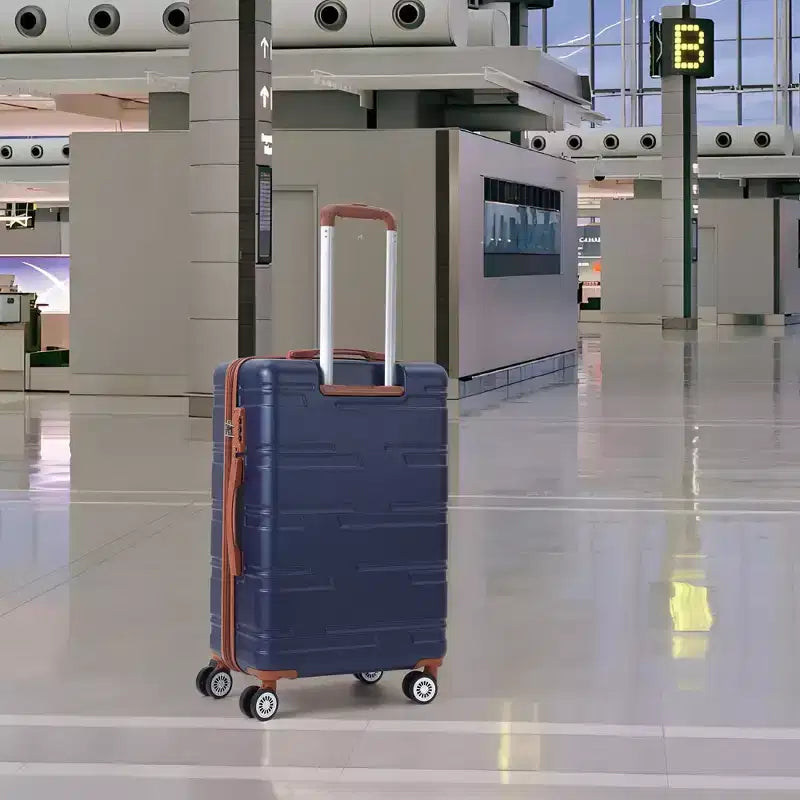 Trolley Rigido da Cabina da 60 cm con Lucchetto TSA e Ruote Girevoli, Espandibile, per 1-2 Persone