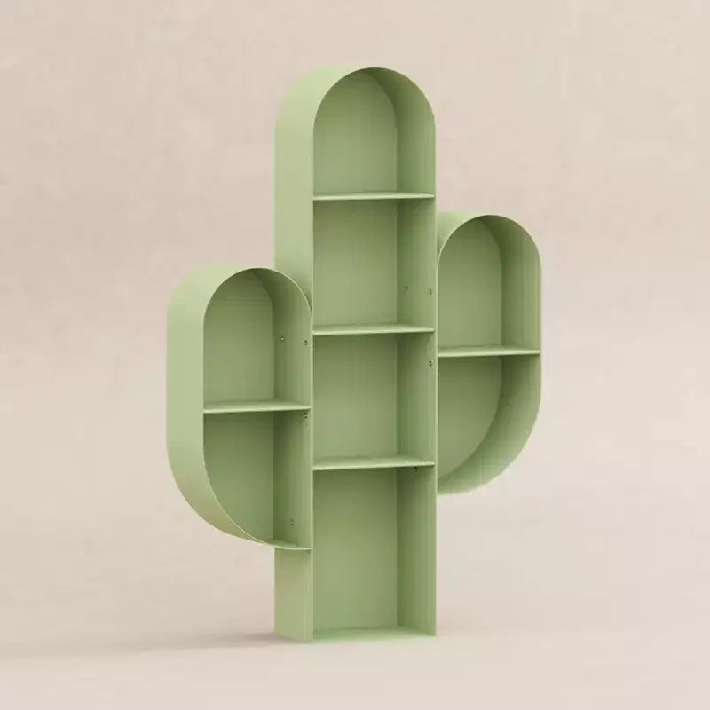 Libreria a Cactus Verde Salvia - 8 Ripiani, per Bambini