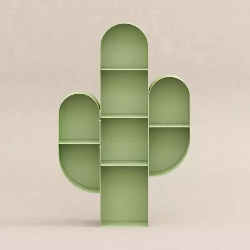 Libreria a Cactus Verde Salvia - 8 Ripiani, per Bambini