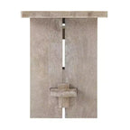 Set panca e attaccapanni con mensola in legno di mango Driftwood da 100 cm (2 pezzi)