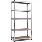 Costway 71'' Heavy Duty Storage Shelf Steel Metal Garage Rack 5 Level Adjustable Shelves