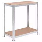Scaffale portaoggetti in acciaio a 5 ripiani regolabili, 180 cm, montaggio da 1-2 persone